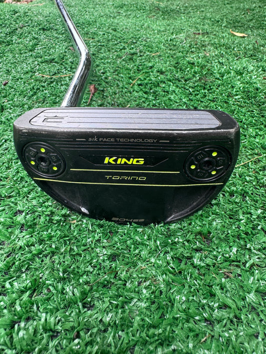 Cobra King Torino Putter - 35" - Face Balanced, Double Bend