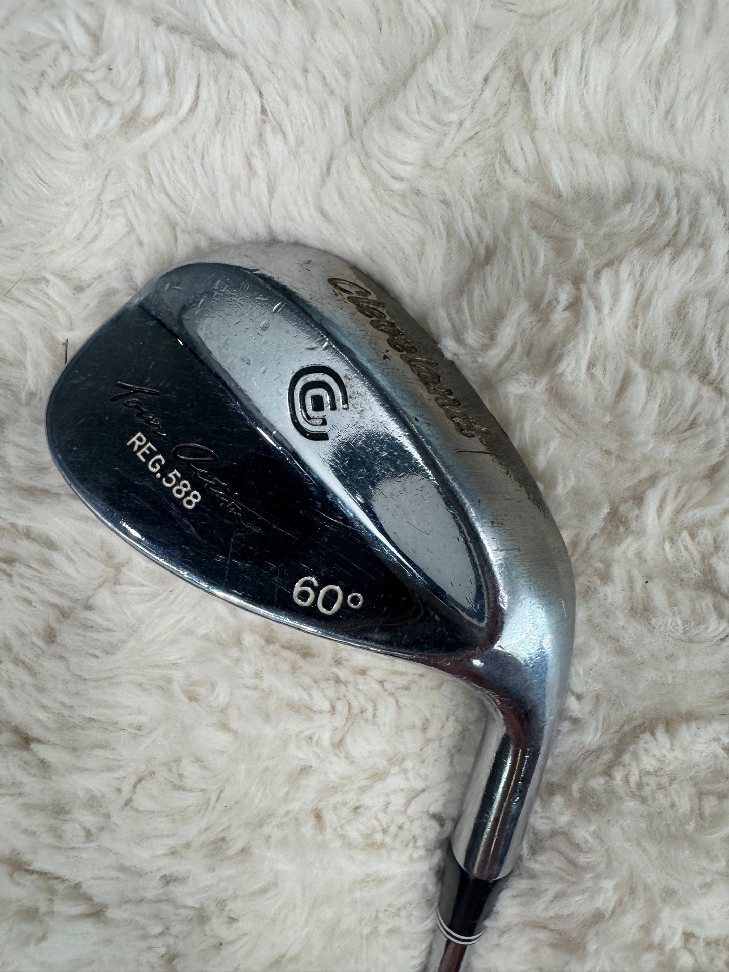 Cleveland tour action, Reg. 588 60° wedge.
