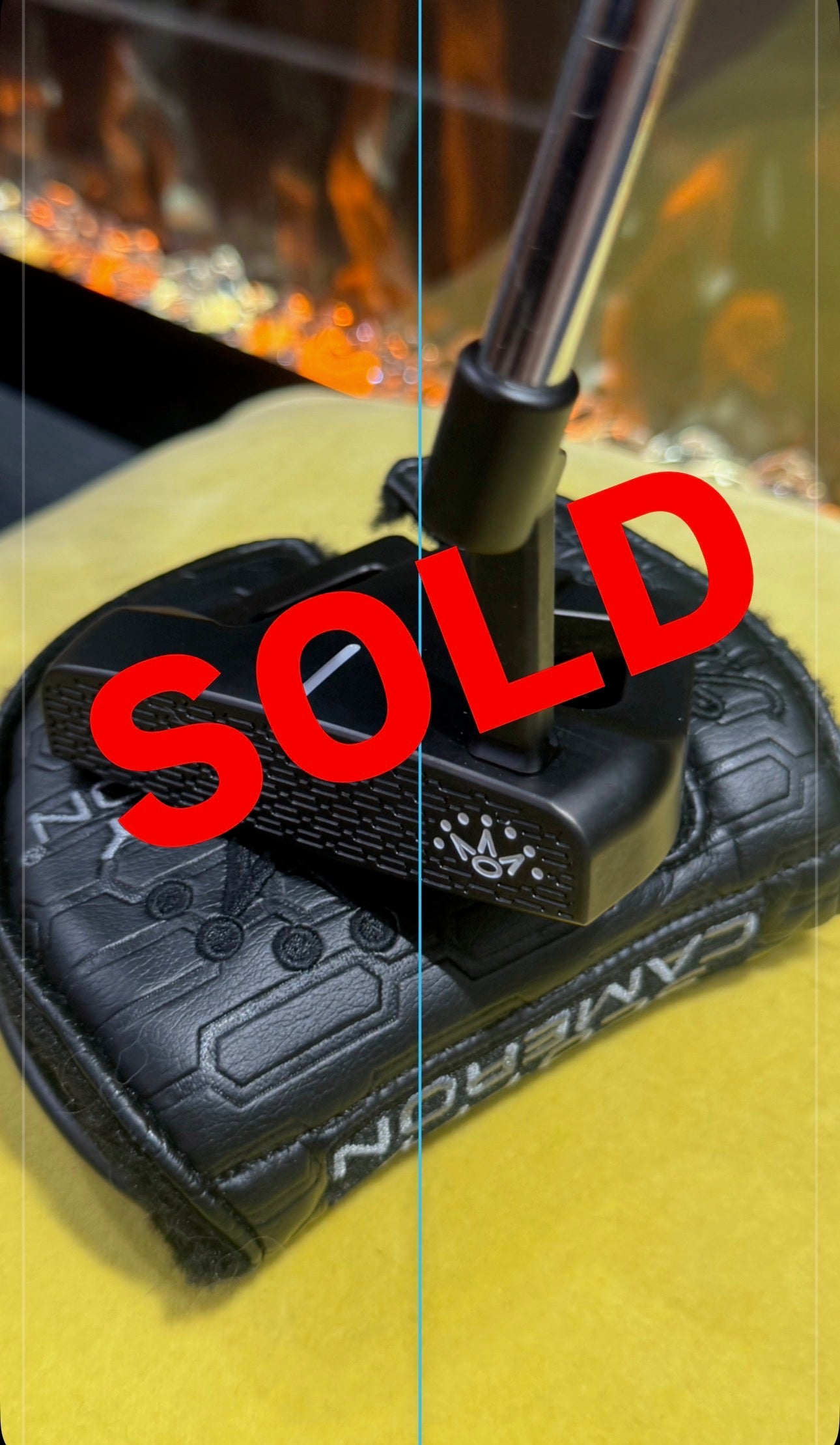 SOLD-SCOTTY CAMERON 9.2R BLACK PUTTER