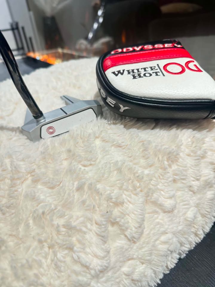 LEFT HAND ODYSSEY WHITE HOT MALLET PUTTER