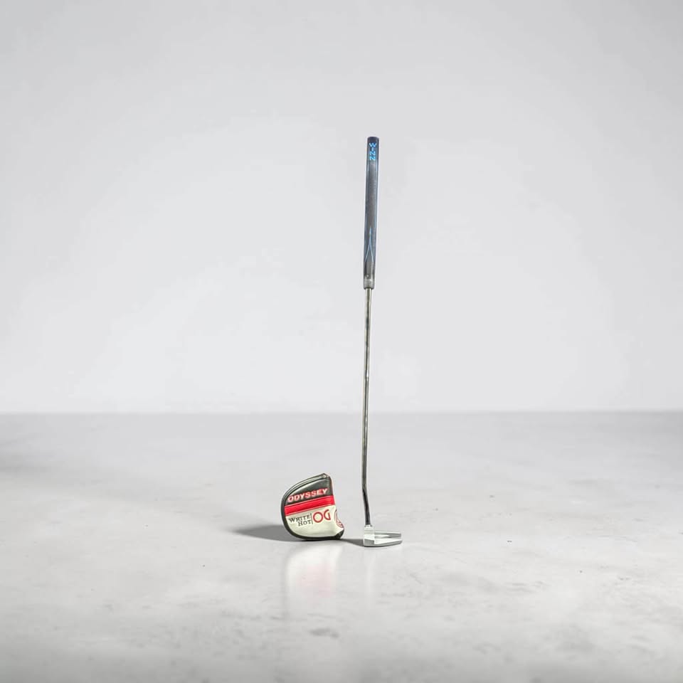 LEFT HAND ODYSSEY WHITE HOT MALLET PUTTER