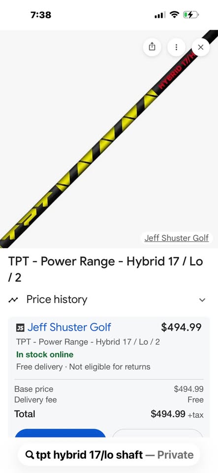 TITLEIST T200 FOUR IRON - SHAFT💥