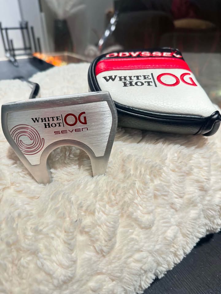 LEFT HAND ODYSSEY WHITE HOT MALLET PUTTER